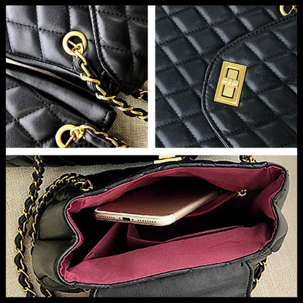 NEW MARGARET Metal Chain Shoulder Bag - Picture 8 of 8